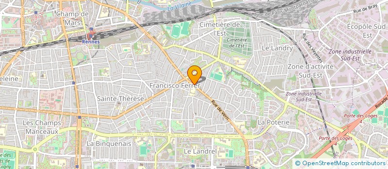 localisation de l'entreprise MONSIEUR JEAN-MICHEL DEMEZ  RENNES