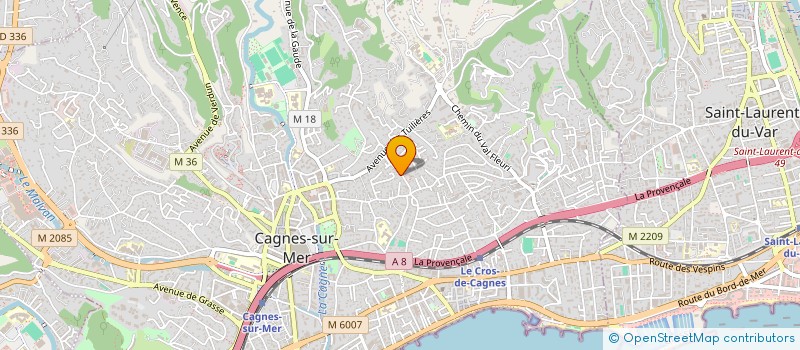 localisation de l'entreprise MONSIEUR JEAN-MICHEL DEMMA à CAGNES SUR MER