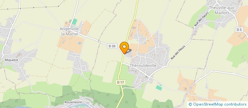 localisation de l'entreprise MONSIEUR JEAN-MICHEL DEMOULIN  THEROULDEVILLE