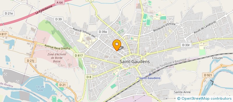 localisation de l'entreprise MONSIEUR JEAN-MICHEL DENIS à SAINT-GAUDENS