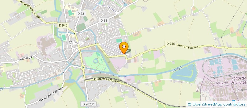 localisation de l'entreprise MONSIEUR JEAN MICHEL DEROUBAIX  MERVILLE