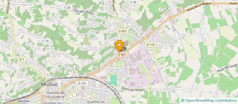 localisation de l'entreprise MONSIEUR JEAN-MICHEL DESSEAUX  MOISSAC