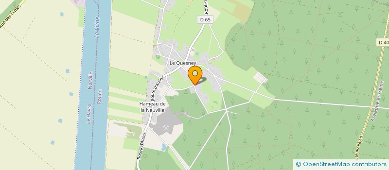 localisation de l'entreprise MONSIEUR JEAN MICHEL DEVOSCE  VATTEVILLE-LA-RUE