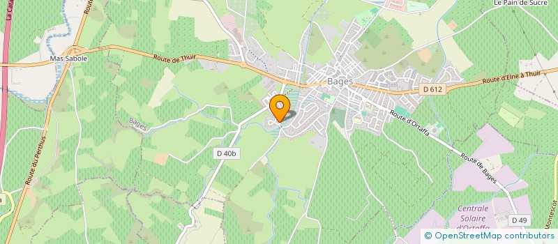 localisation de l'entreprise MONSIEUR JEAN-MICHEL DI FRAJA  BAGES