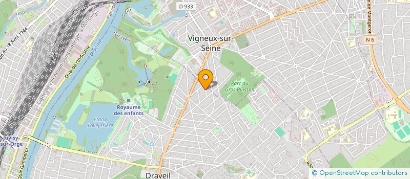 localisation de l'entreprise MONSIEUR JEAN-MICHEL DIOT à DRAVEIL