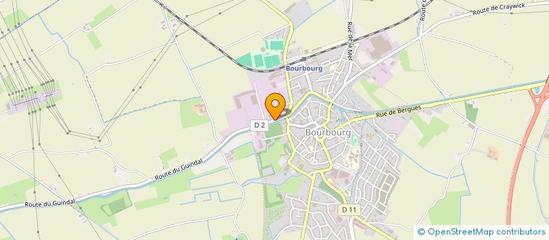 localisation de l'entreprise MONSIEUR JEAN-MICHEL DOHEN  BOURBOURG