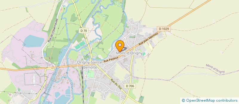 localisation de l'entreprise MONSIEUR JEAN MICHEL DOUBLET  MONT-D'ORIGNY