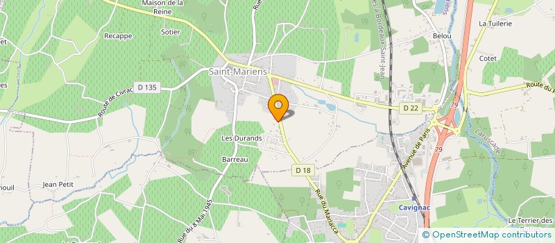 localisation de l'entreprise MONSIEUR JEAN MICHEL DOUCI  LAPOUYADE