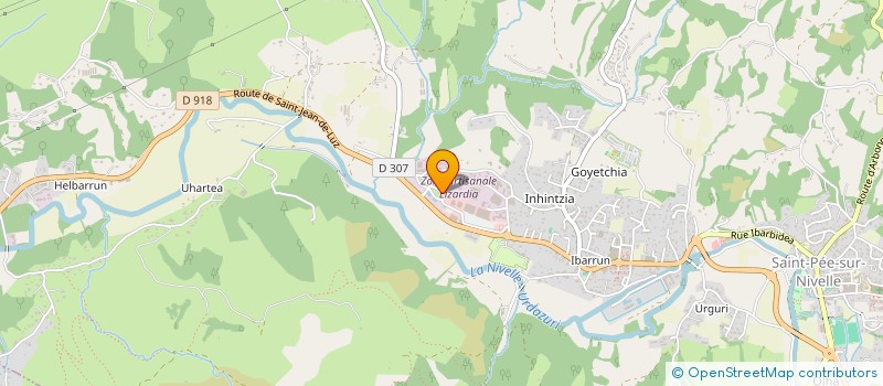 localisation de l'entreprise MONSIEUR JEAN-MICHEL DOYHENART  SAINT-PEE-SUR-NIVELLE