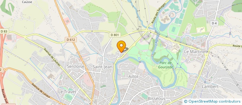 localisation de l'entreprise MONSIEUR JEAN-MICHEL DUBOST  CASTRES