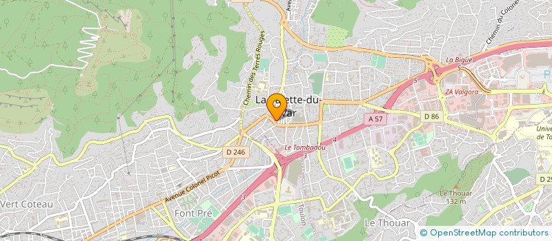 localisation de l'entreprise MONSIEUR JEAN-MICHEL DUCHON-DORIS à LA VALETTE-DU-VAR