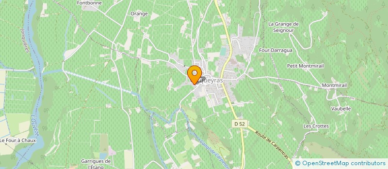 localisation de l'entreprise MONSIEUR JEAN MICHEL DUCROS  VACQUEYRAS