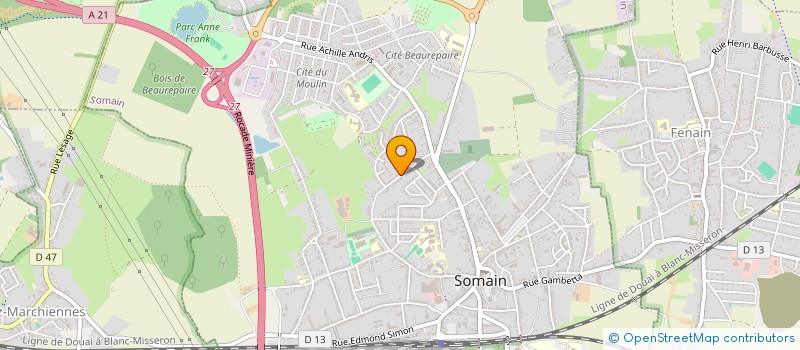 localisation de l'entreprise MONSIEUR JEAN-MICHEL DUEZ  SOMAIN