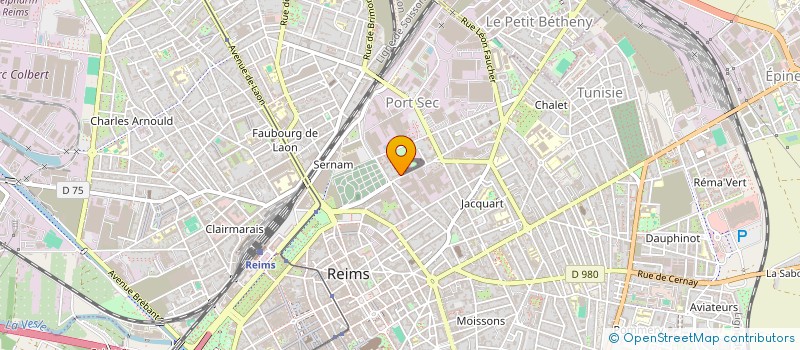 localisation de l'entreprise MONSIEUR JEAN-MICHEL DULIN  REIMS