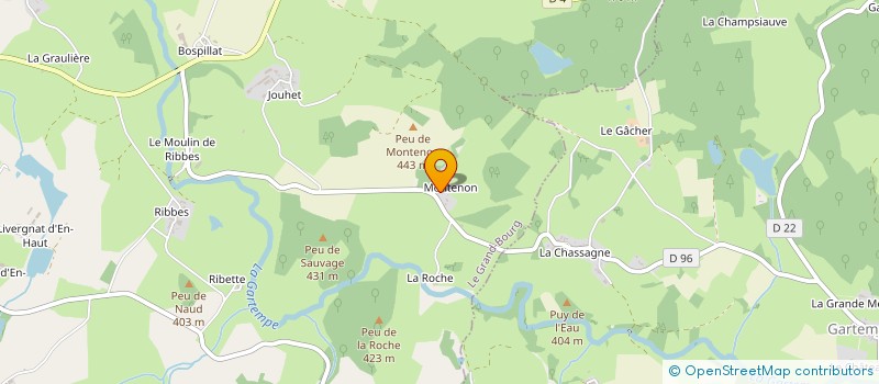 localisation de l'entreprise MONSIEUR JEAN-MICHEL DUMAS  LE GRAND-BOURG