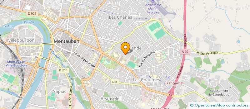 localisation de l'entreprise MONSIEUR JEAN-MICHEL DUPLAT  MONTAUBAN