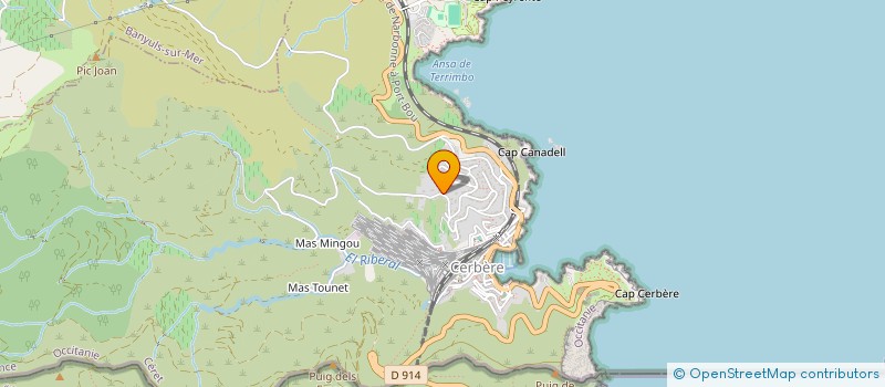 localisation de l'entreprise MONSIEUR JEAN-MICHEL DUPONT  CERBERE