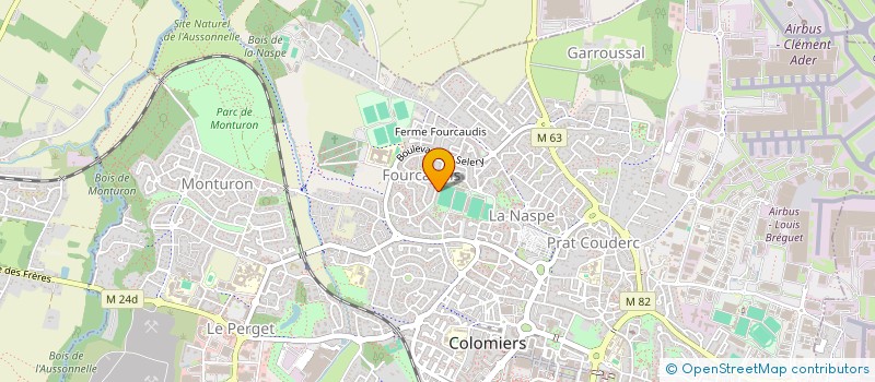 localisation de l'entreprise MONSIEUR JEAN MICHEL DURAND à COLOMIERS