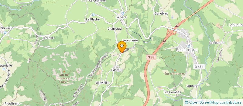 localisation de l'entreprise MONSIEUR JEAN-MICHEL DURON  BEAUX