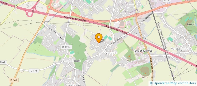 localisation de l'entreprise MONSIEUR JEAN MICHEL DUTAILLY  VERQUIN