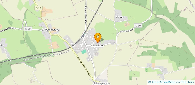localisation de l'entreprise MONSIEUR JEAN-MICHEL DUVAL  MORGNY-LA-POMMERAYE