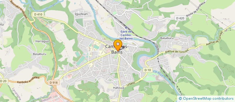 localisation de l'entreprise MONSIEUR JEAN-MICHEL ECHEVERRIA à CAMBO-LES-BAINS