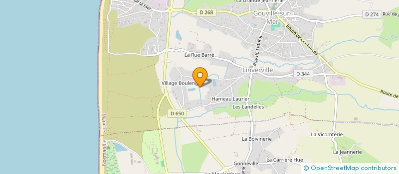 localisation de l'entreprise MONSIEUR JEAN MICHEL EHANNO  GOUVILLE-SUR-MER