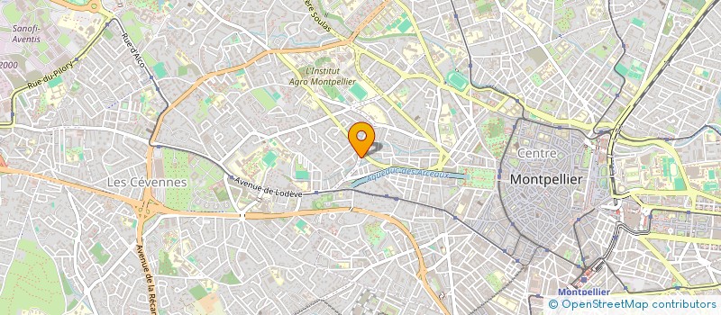 localisation de l'entreprise MONSIEUR JEAN MICHEL ESCOURROU  MONTPELLIER
