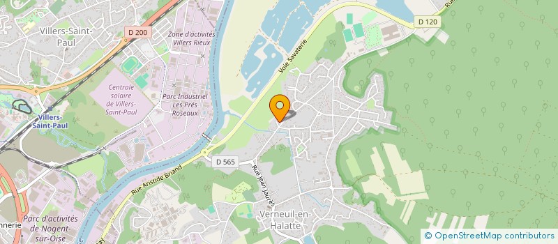 localisation de l'entreprise MONSIEUR JEAN-MICHEL ETEVE  VERNEUIL-EN-HALATTE