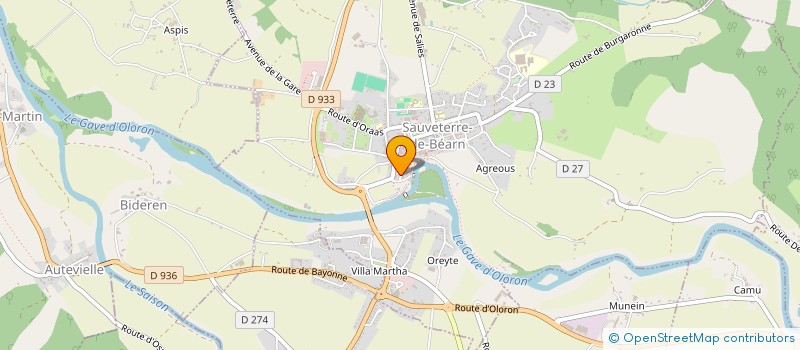 localisation de l'entreprise MONSIEUR JEAN MICHEL FAUQUET à SAUVETERRE-DE-BEARN