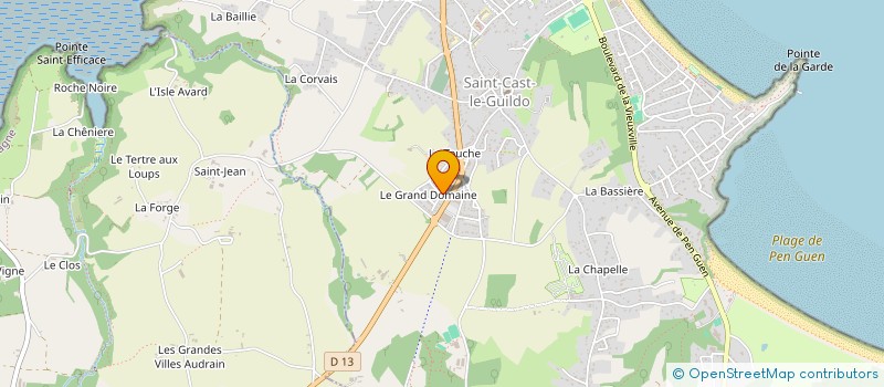 localisation de l'entreprise MONSIEUR JEAN MICHEL FENOU  SAINT-CAST-LE-GUILDO