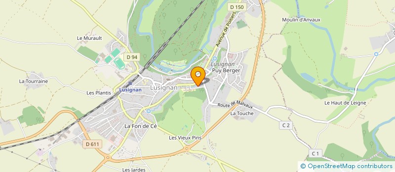 localisation de l'entreprise MONSIEUR JEAN-MICHEL FERNANDES  LUSIGNAN