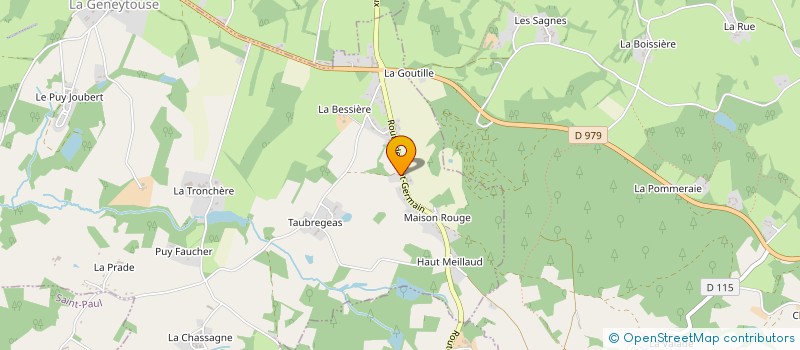 localisation de l'entreprise MONSIEUR JEAN-MICHEL FILLEUR  LA GENEYTOUSE