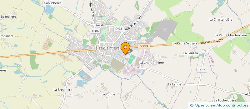 localisation de l'entreprise MONSIEUR JEAN MICHEL FIOLEAU à TREIZE-SEPTIERS