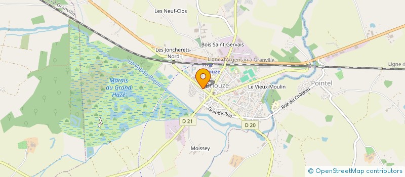 localisation de l'entreprise MONSIEUR JEAN-MICHEL FLAUX à BRIOUZE