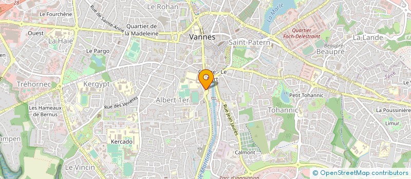 localisation de l'entreprise MONSIEUR JEAN-MICHEL FLOCH à VANNES