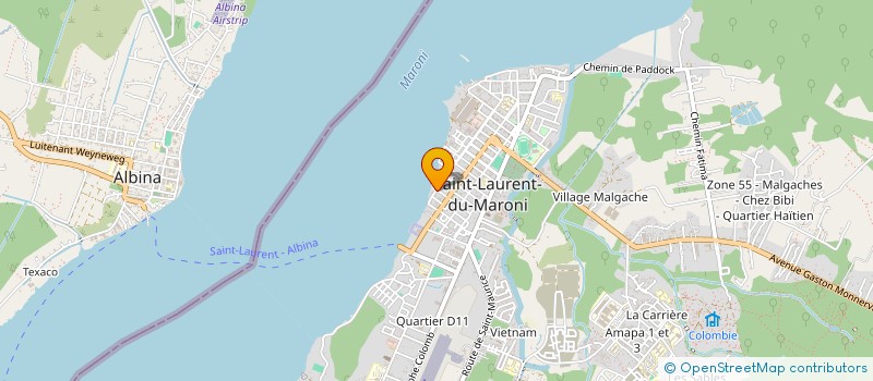 localisation de l'entreprise MONSIEUR JEAN MICHEL FLORIAN ROCHAMBEAU à SAINT-LAURENT-DU-MARONI