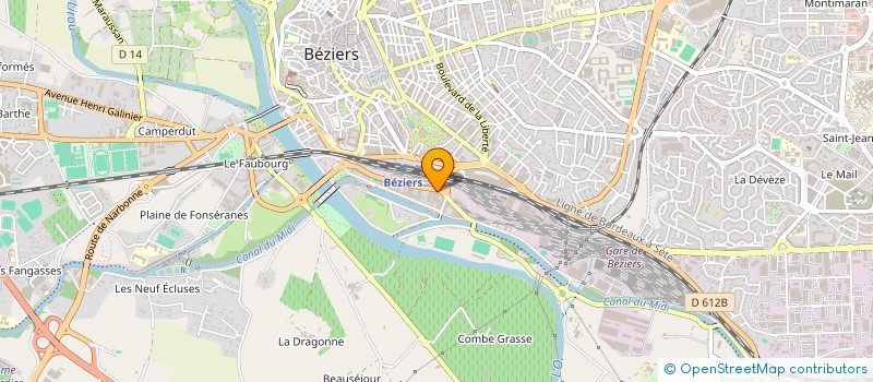 localisation de l'entreprise MONSIEUR JEAN MICHEL FOCONE  BEZIERS