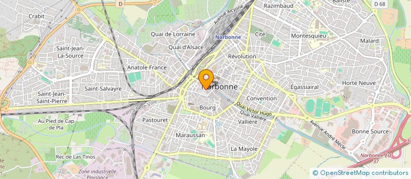 localisation de l'entreprise MONSIEUR JEAN-MICHEL FOLCH à NARBONNE