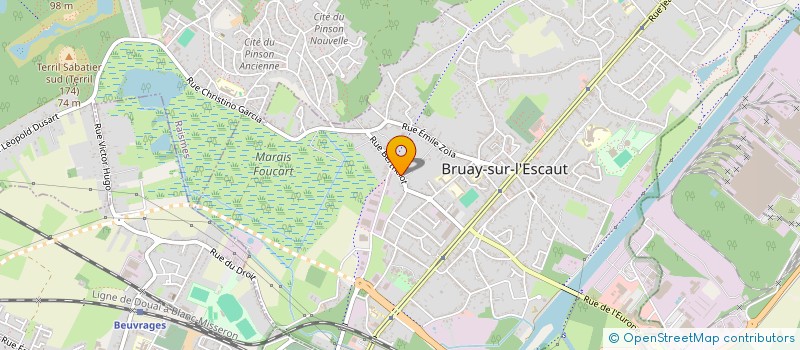 localisation de l'entreprise MONSIEUR JEAN-MICHEL FONTAINE à BRUAY-SUR-L'ESCAUT