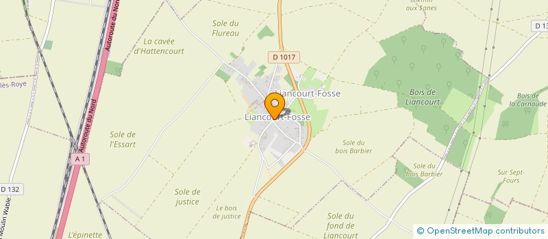 localisation de l'entreprise MONSIEUR JEAN-MICHEL FONTES  LIANCOURT-FOSSE