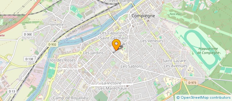 localisation de l'entreprise MONSIEUR JEAN MICHEL FOUREZ à COMPIEGNE