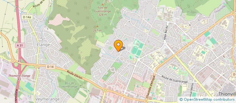 localisation de l'entreprise MONSIEUR JEAN-MICHEL FRADA  THIONVILLE