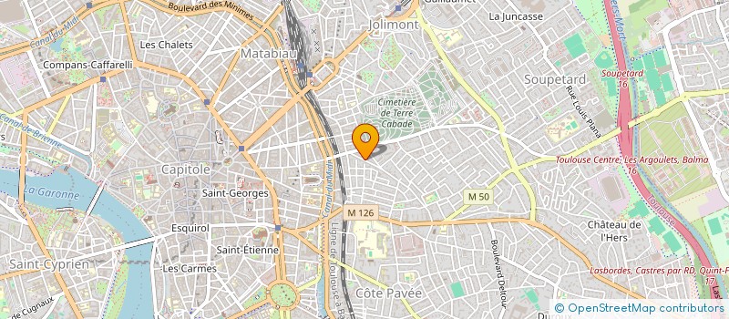 localisation de l'entreprise MONSIEUR JEAN-MICHEL FRANC à TOULOUSE