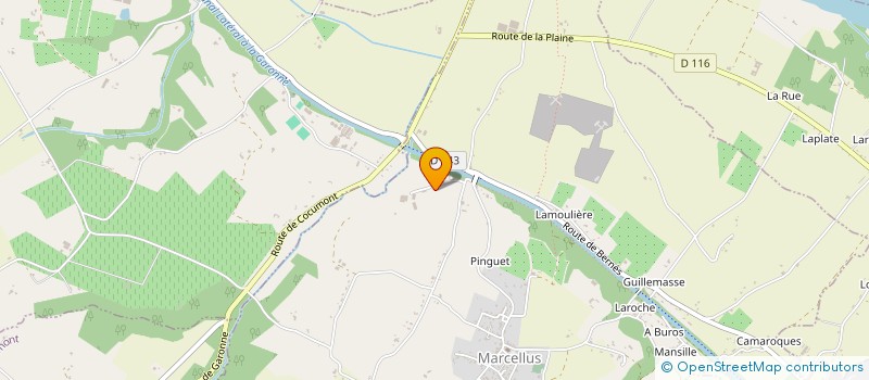 localisation de l'entreprise MONSIEUR JEAN-MICHEL FRECCHIAMI  MARCELLUS