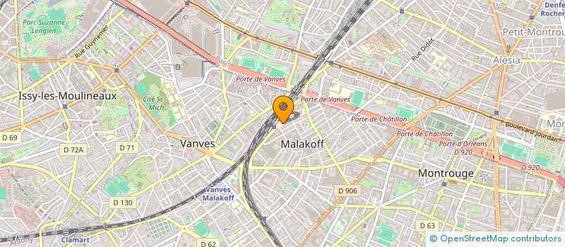 localisation de l'entreprise MONSIEUR JEAN-MICHEL GABRIEL à MALAKOFF