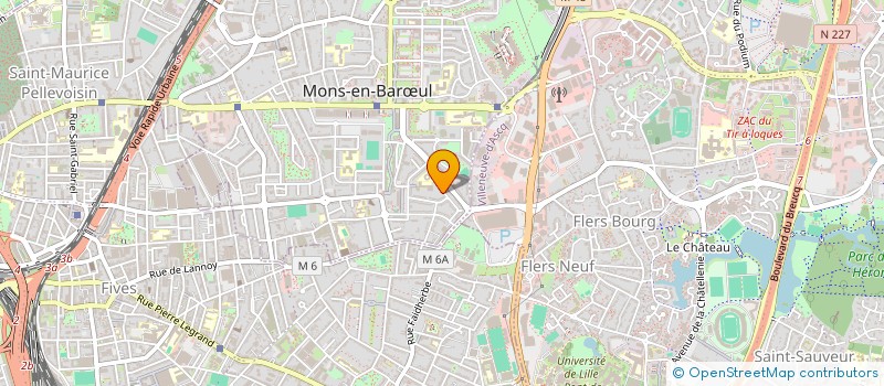 localisation de l'entreprise MONSIEUR JEAN-MICHEL GADRON  MONS-EN-BARUL