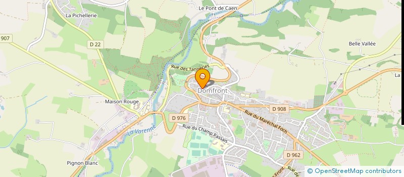 localisation de l'entreprise MONSIEUR JEAN-MICHEL GALLET à DOMFRONT-EN-POIRAIE