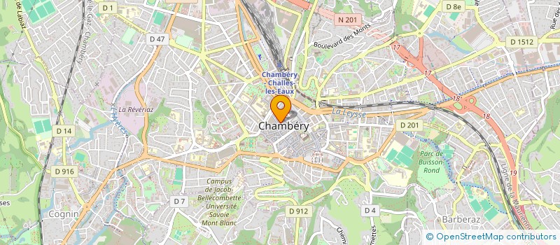 localisation de l'entreprise MONSIEUR JEAN-MICHEL GARCIN à CHAMBERY