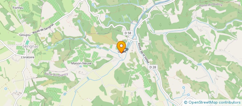 localisation de l'entreprise MONSIEUR JEAN-MICHEL GARRIGOU  PORTE-DU-QUERCY